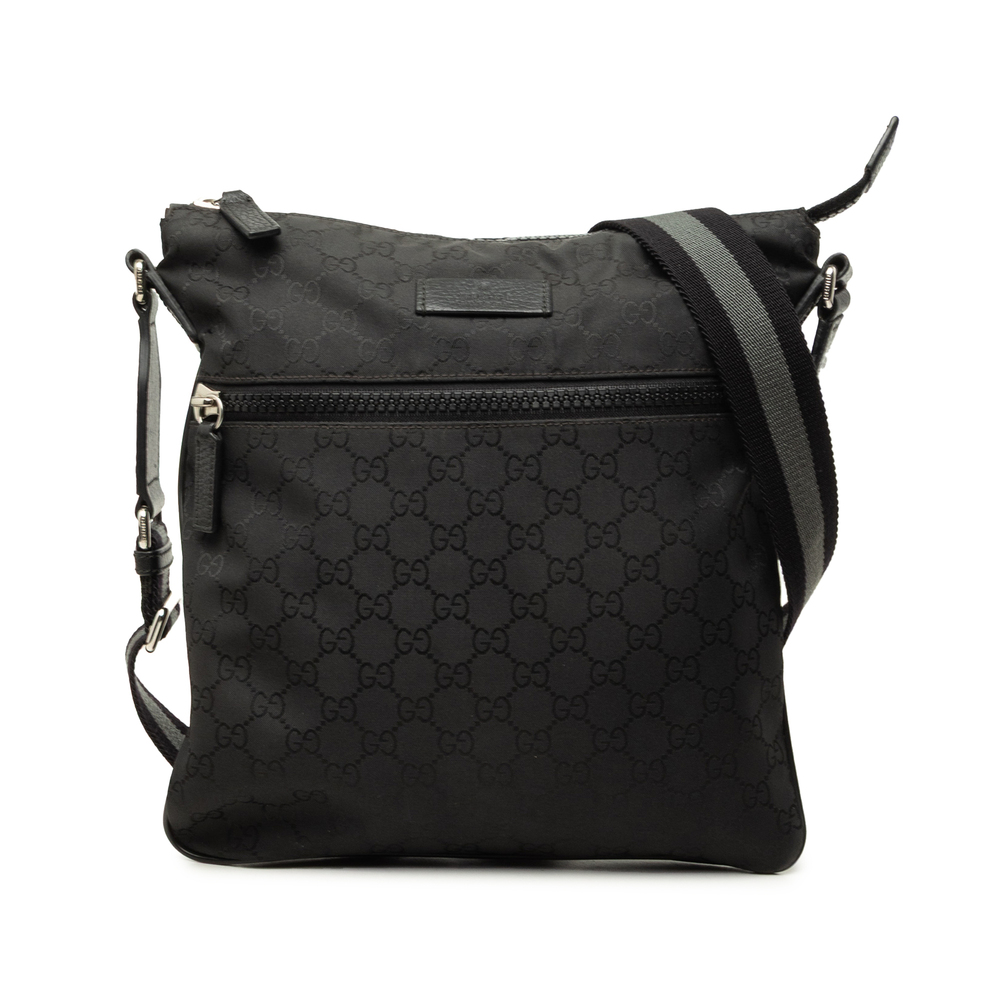 Pre-Loved Gucci GG Nylon Web Crossbody